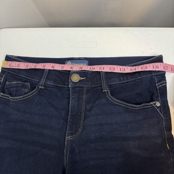 Democracy Absolution Bootcut Jeans Womens 14P (34x28) Dark Wash Elastic Waist - Picture 9 of 12